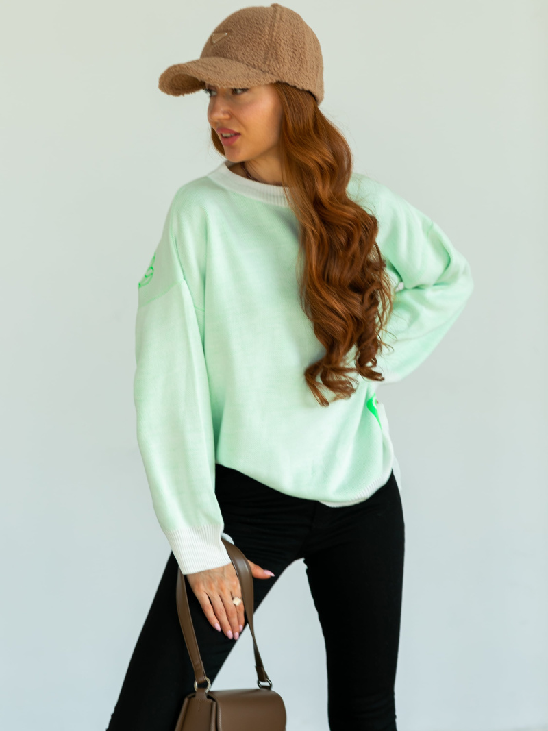 Джемпер женский оверсайз 14012 