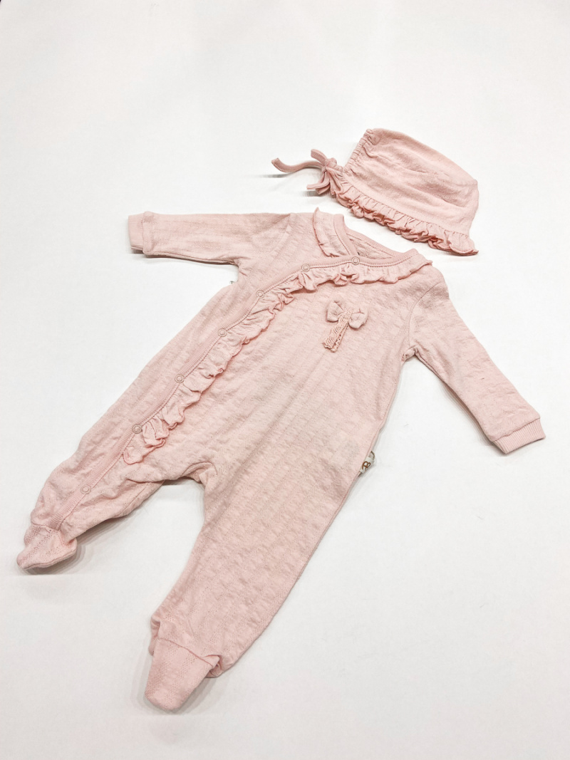 Комбинезон для девочек с панамкой 2411-AB 