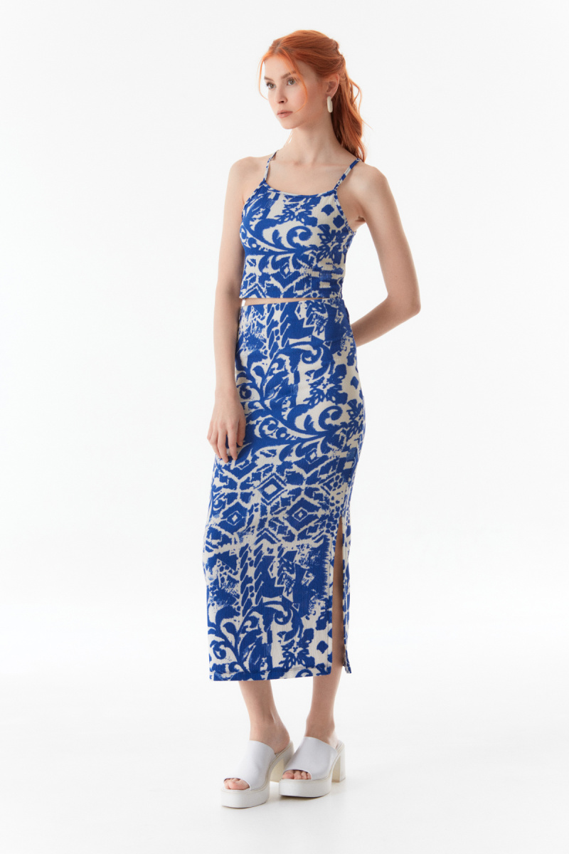 Костюм юбка+майка женский 